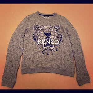 Kenzo Jungle Paris small embroidered tiger sweater